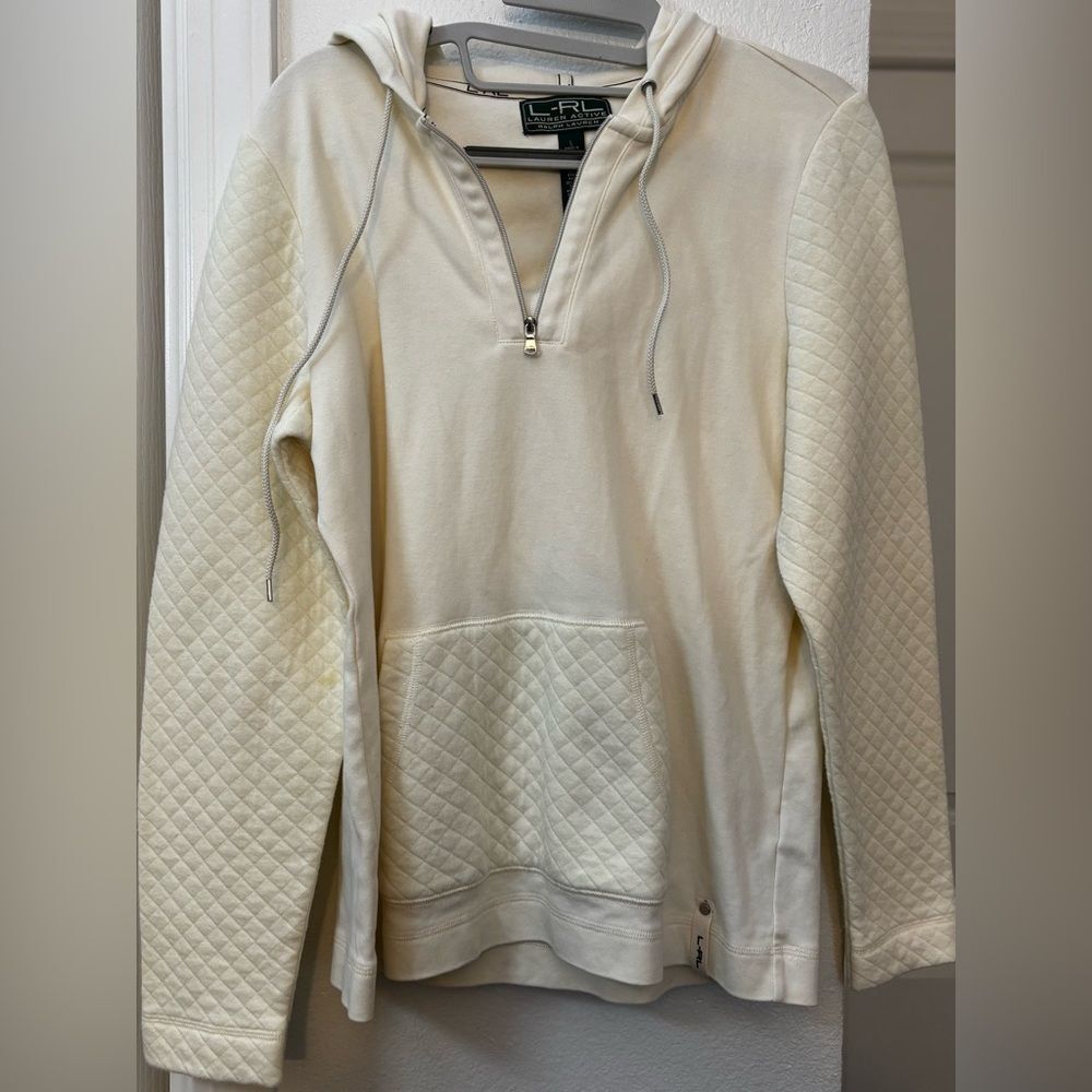 Ralph Lauren Cream Active Hoodie